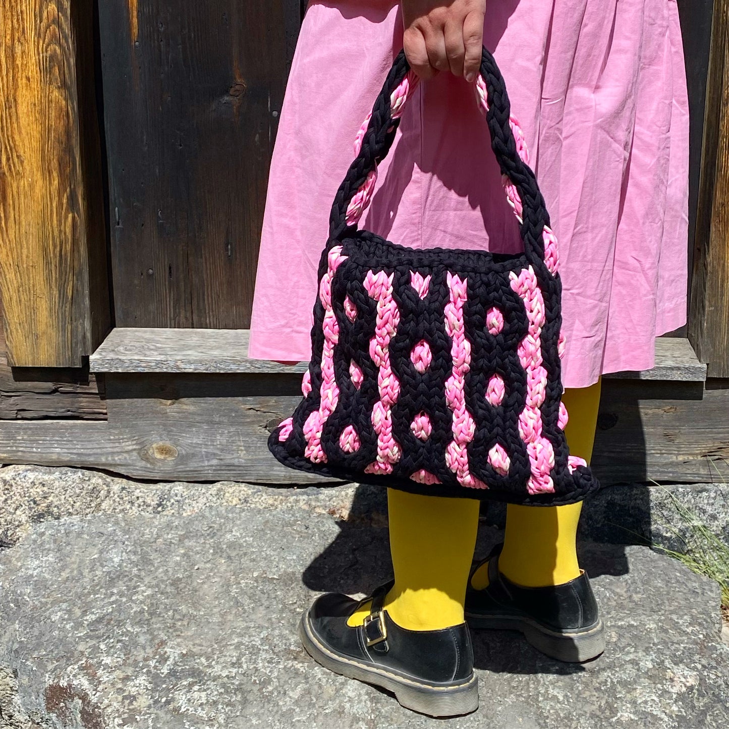 PDF Pattern: Cable Chain Bag