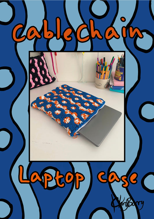 PDF Pattern: Cable Chain Laptop Case